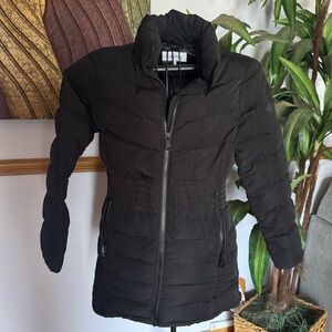 Calvin Klein Women's Elegant Black Puffer Coat